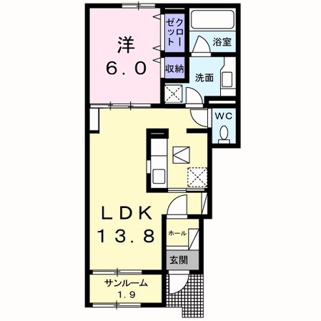 ライツ・カーサ　Ａの物件間取画像